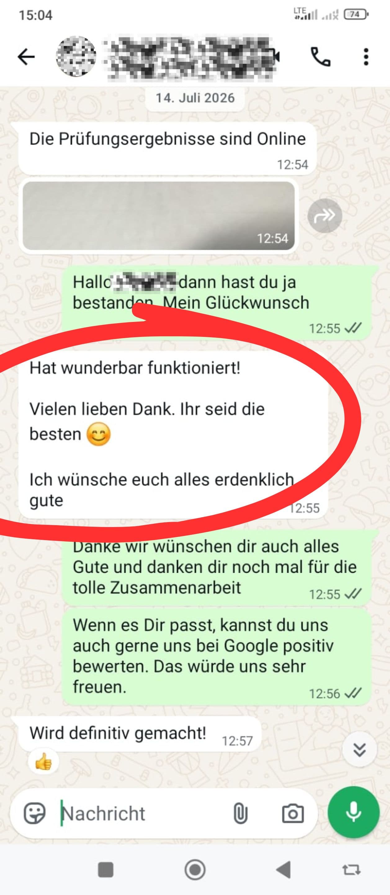 Rückmeldung 7